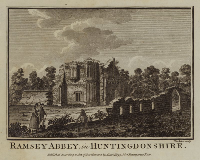 Ramsey Abbey, Huntingdonshiressa (kaiverrus) tekijältä English School