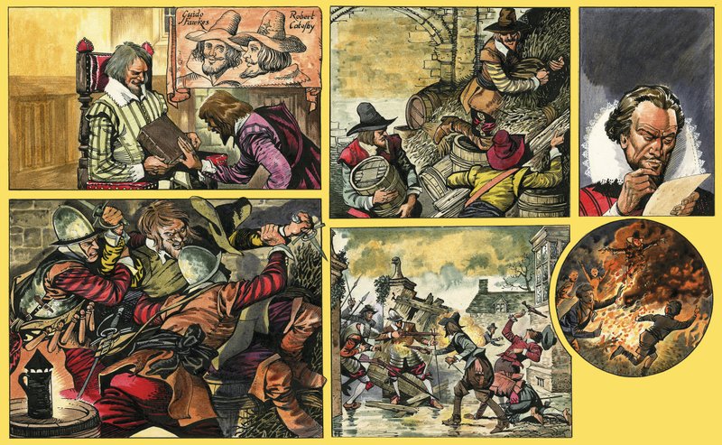 Ranger katsoo Guy Fawkesia tekijältä English School