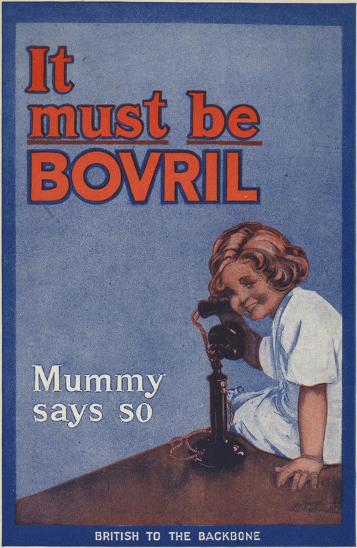 Bovril Handy -kirjan ja sodan päiväkirjan takakansi tekijältä English School