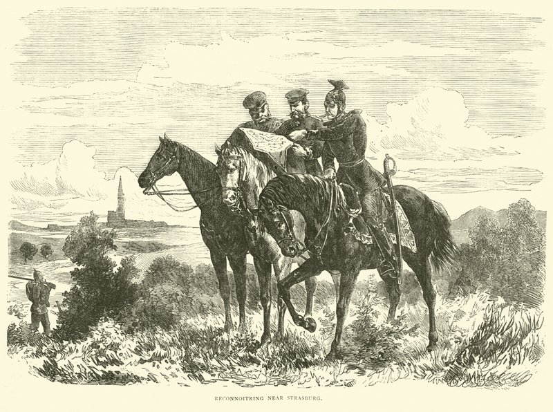 Tiedustelu lähellä Strasburgia, syyskuu 1870 tekijältä English School