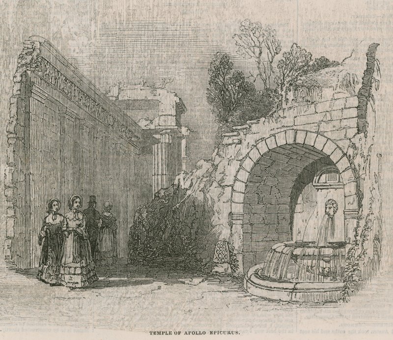Colosseumin uudelleen avaaminen, Regents Park: Apollo Epikuroksen temppeli tekijältä English School