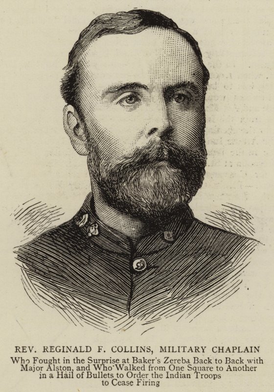 Pastori Reginald F Collins, sotilaspappi (kaiverrus) (kaiverrus) tekijältä English School