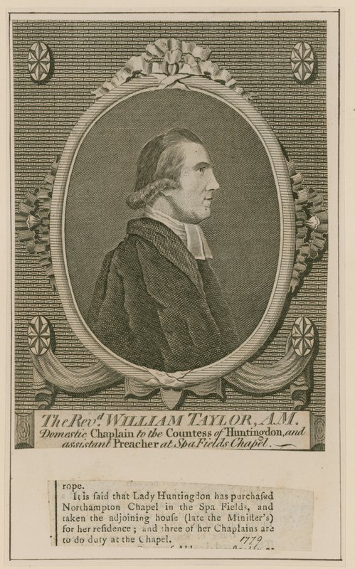 Pastori William Taylor, Spa Fields Chapel, Clerkenwell tekijältä English School