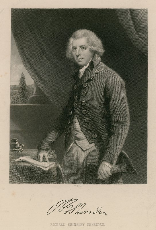Richard Brinsley Sheridan, näytelmäkirjailija, runoilija ja teatterijohtaja tekijältä English School
