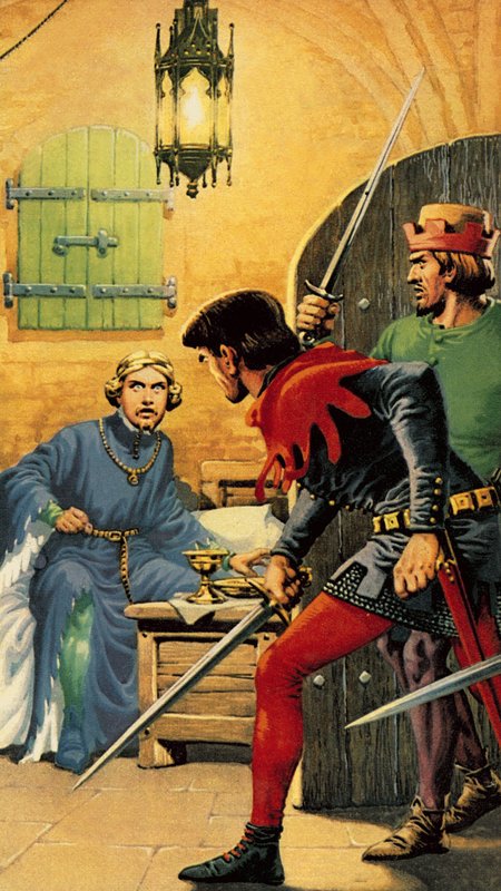 Richard II Pontefractin linnassa tekijältä English School