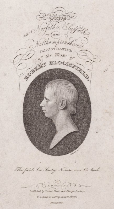 Robert Bloomfield, englantilainen runoilija (kaiverrus) tekijältä English School
