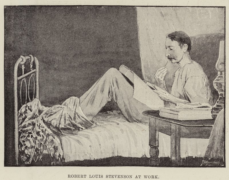 Robert Louis Stevenson töissä tekijältä English School