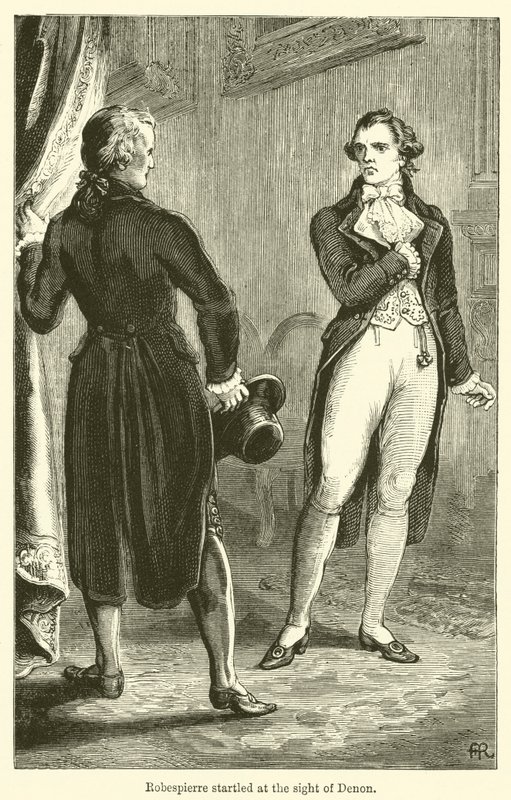 Robespierre hämmästyi nähdessään Denonin (kaiverrus) tekijältä English School