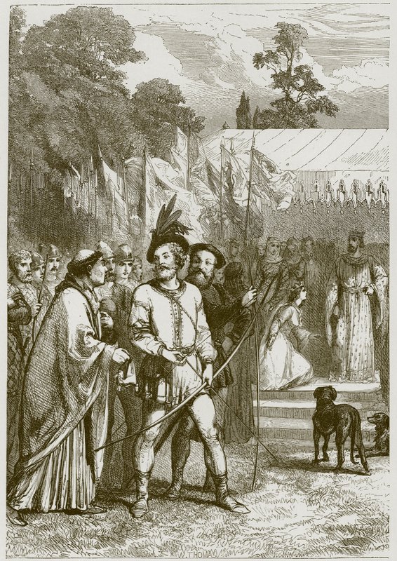 Robin Hood ja kuningatar Katherine tekijältä English School