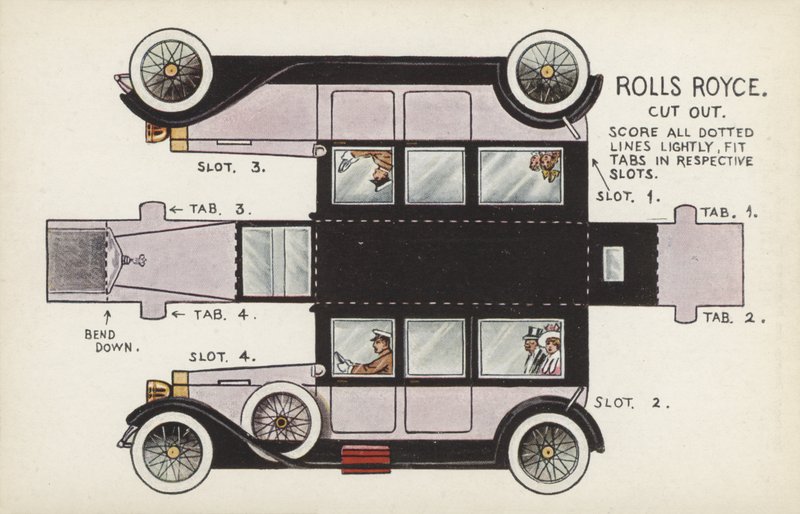 Rolls Royce Cut Out (väri litho) tekijältä English School