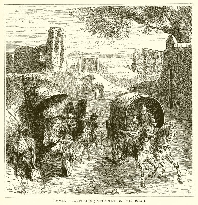 Roman Travelling; Ajoneuvot tiellä tekijältä English School