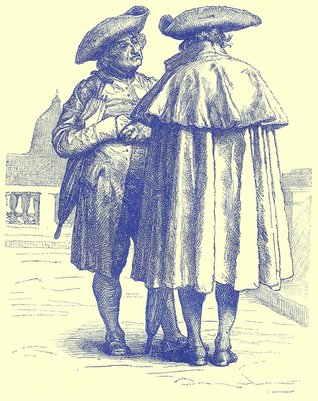 Roomalaiset papit, kuvitus Illustrated Travelsista, toimittanut H. W. Bates, julkaistu n. 1880 (digitaalisesti paranneltu kuva) tekijältä English School