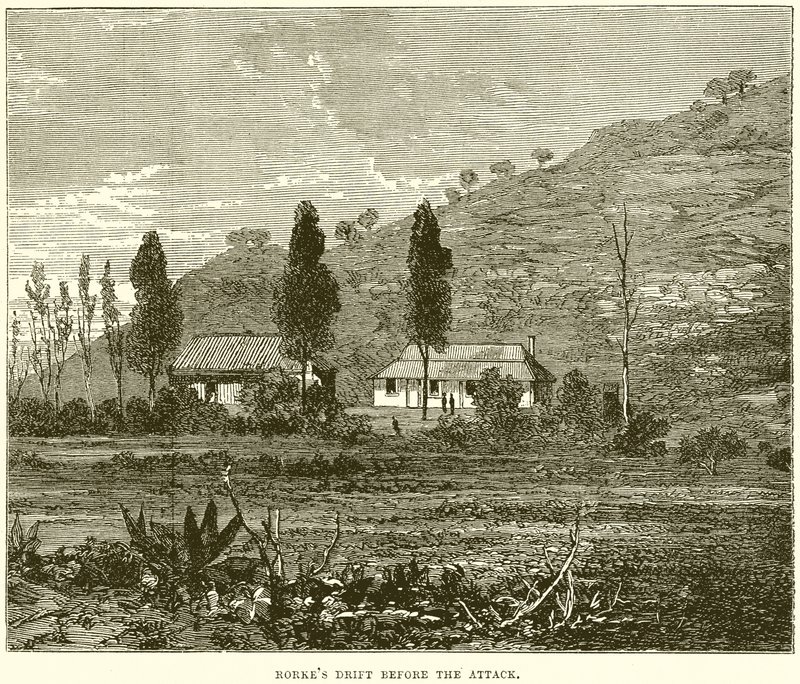 Rorkes Drift ennen hyökkäystä tekijältä English School