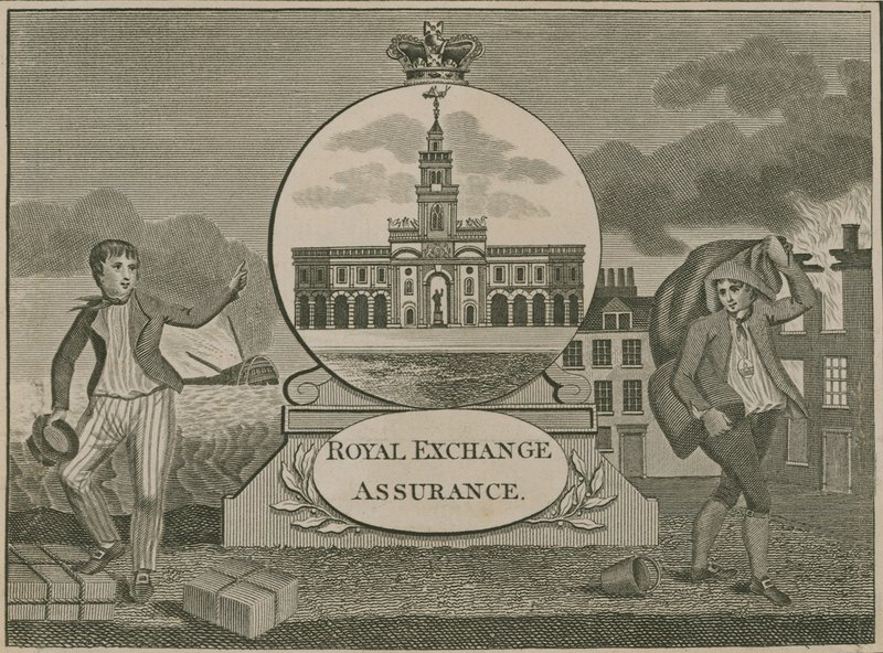 Royal Exchange Assurance, Lontoo tekijältä English School