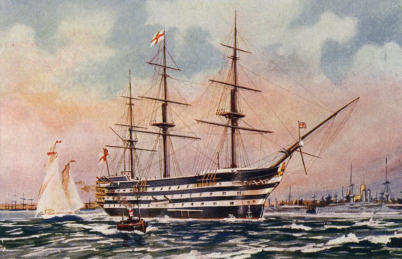 Royal Naval Barracks, Chatham: HMS Victory, Nelsonin lippulaiva Trafalgarissa tekijältä English School