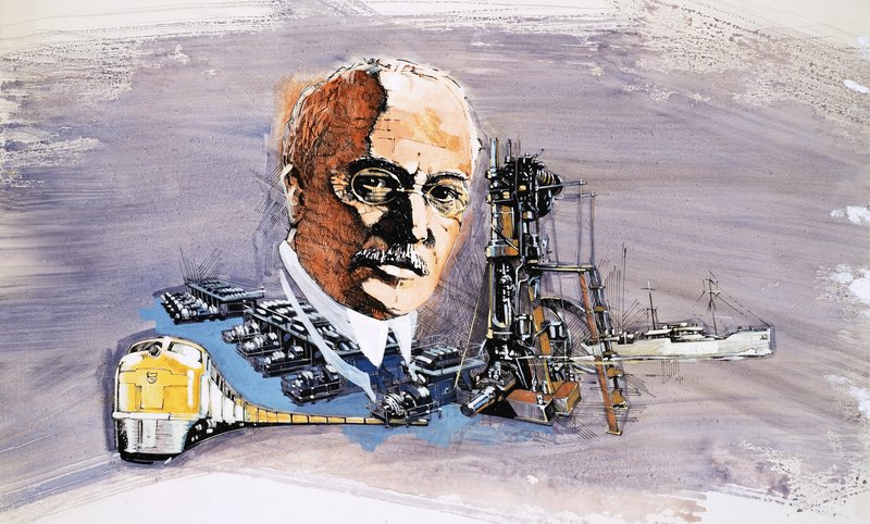 Rudolf Diesel junien, veneiden ja laiturien taustalla tekijältä English School