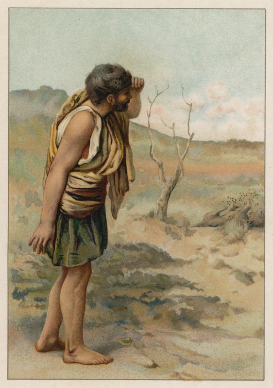 Simsonin arvoitus (chromolitho) tekijältä English School