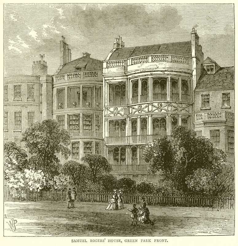 Samuel Rogers House, Green Park Front tekijältä English School