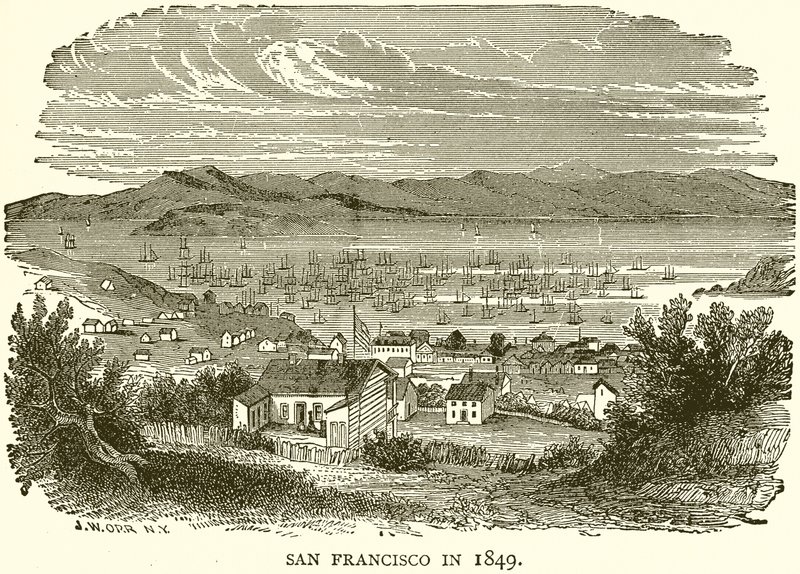 San Franciscossa vuonna 1849 tekijältä English School