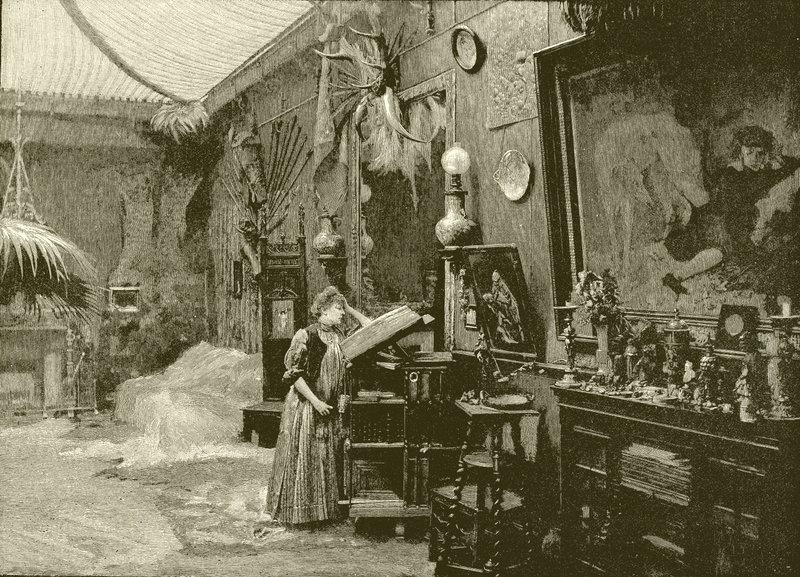 Sarah Bernhardt studiossaan tekijältä English School