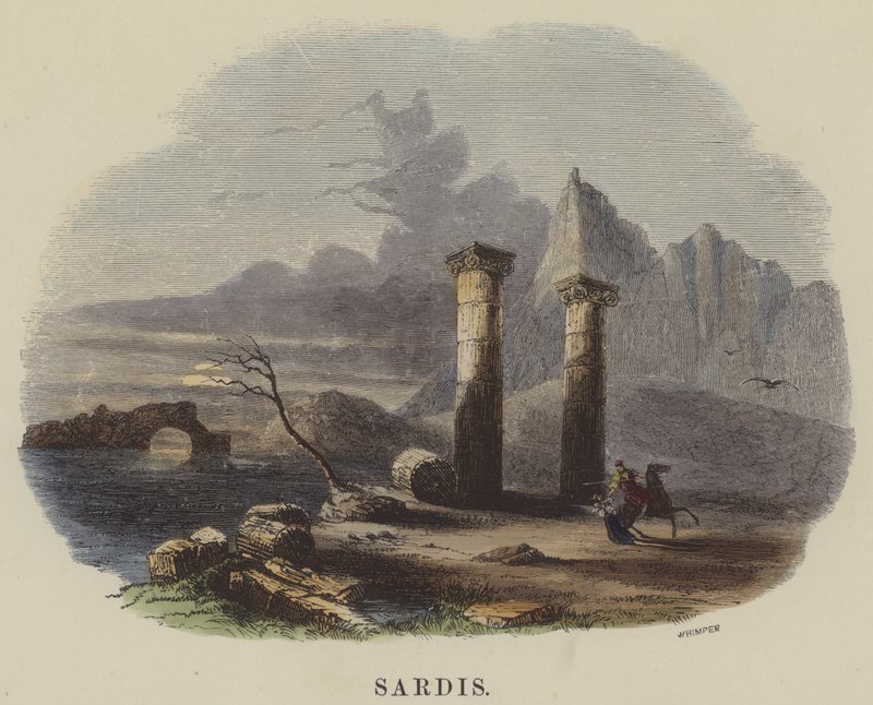 Sardis (värillinen kaiverrus) tekijältä English School