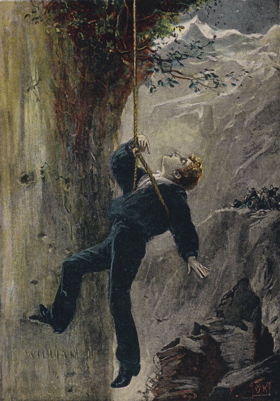 Tallennettu. Kuvitus Luonnonsillasta eli One Niche the Highest, Elihu Burritt (värilitho) tekijältä English School