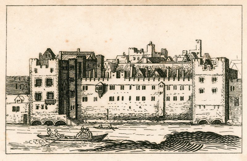Savoy, Lontoo, sellaisena kuin se oli vuonna 1650, W Hollerin etsauksesta tekijältä English School