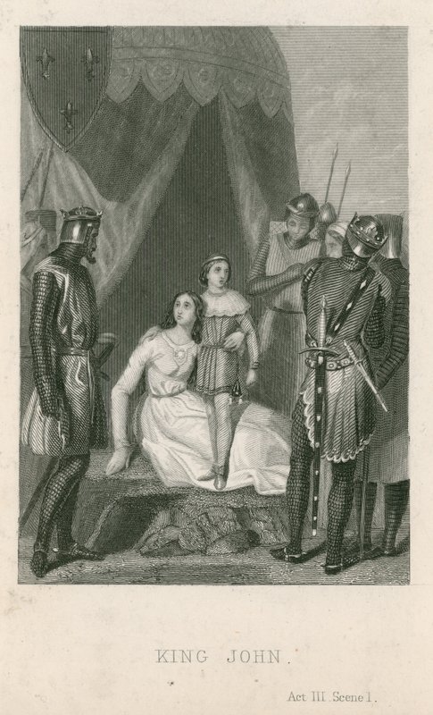 William Shakespearen kohtaus King Johnista tekijältä English School