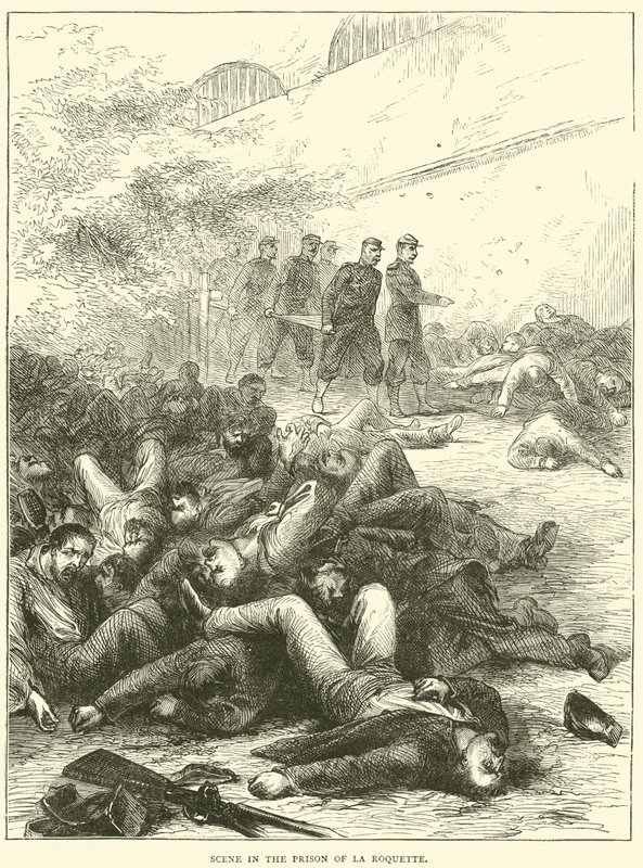 Kohtaus La Roquetten vankilassa, 1871 tekijältä English School