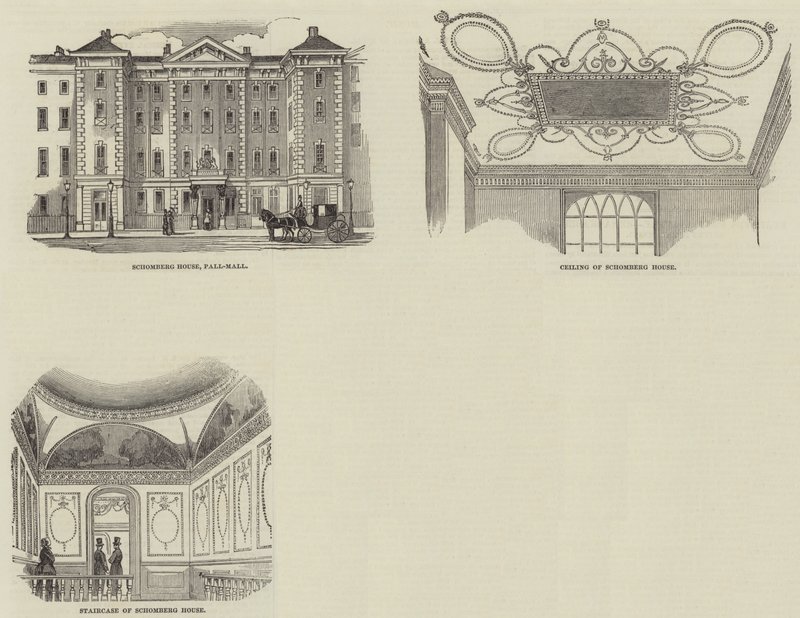 Schombergin talo, Pall Mall (kaiverrus) tekijältä English School