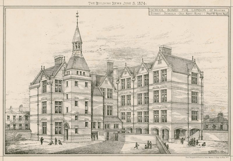 Lontoon koululautakunta, Great Hunter Street Schools, Old Kent Road tekijältä English School