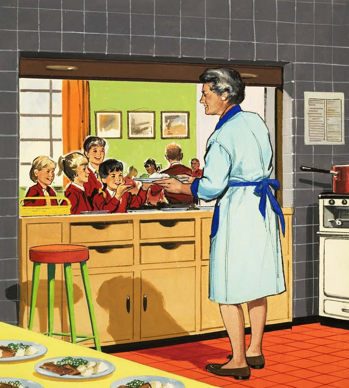 Kouluillallinen nainen tekijältä English School