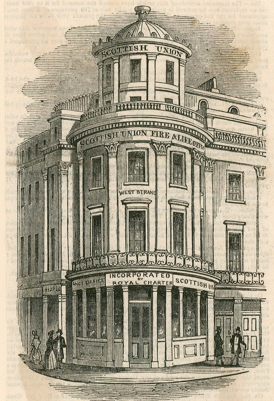 Scottish Union Insurance Company, The Strand, Lontoo tekijältä English School