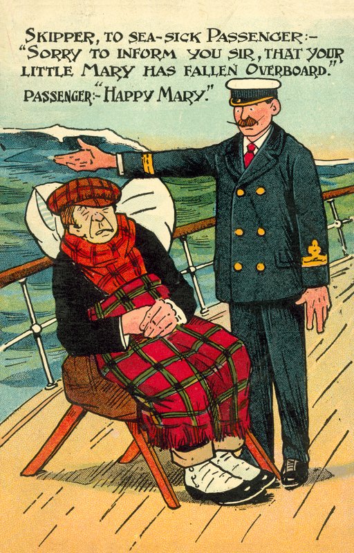 Merisairaus (väri litho) tekijältä English School