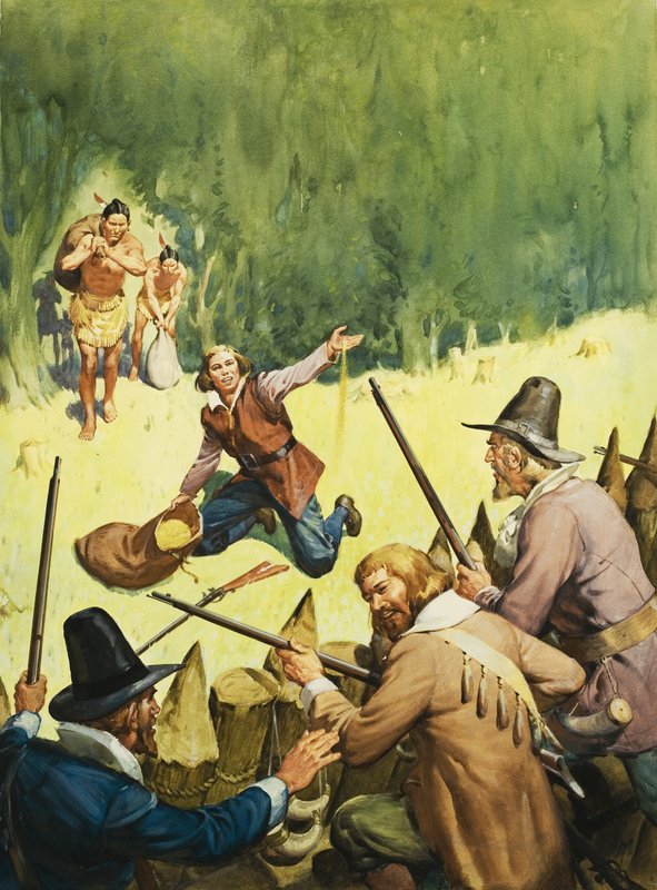 Selvitysmiehet ja Amerikan intiaanit tekijältä English School