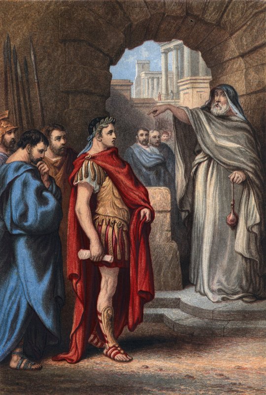 Shakespeare, Julius Caesar, I näytös, kohtaus 2 tekijältä English School