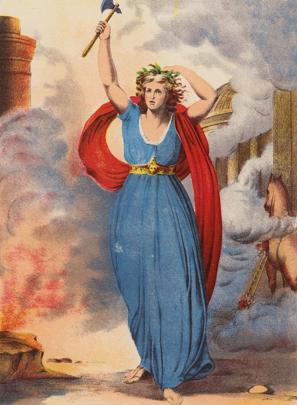 Shakespeare: Cressida (chromolitho) (kromoliittinen) tekijältä English School
