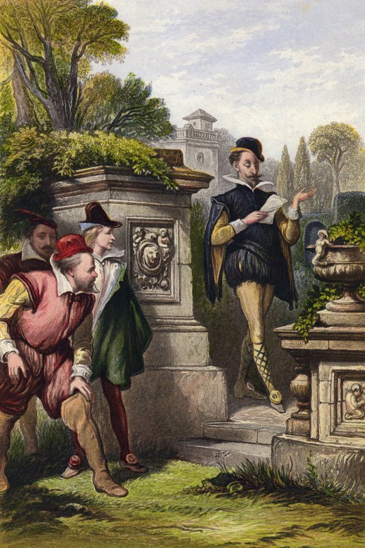 Shakespeare, Kahdestoista yö, näytös II, kohtaus 5 tekijältä English School