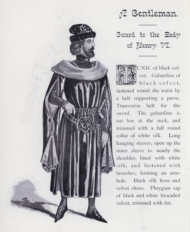 Shakespearen kuningas Richard III: Herrasmies, Henry VI:n ruumiin vartija (litho) tekijältä English School