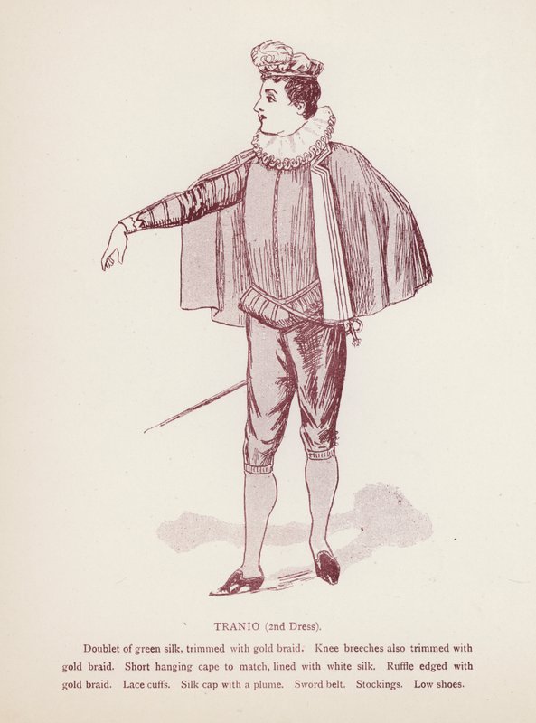 Shakespearen Kesytys: Tranio, 2. mekko (litho) tekijältä English School