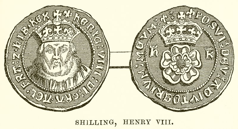 Shilling, Henry VIII tekijältä English School