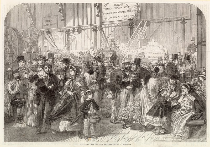 Shillingin päivä kansainvälisessä näyttelyssä 1862 tekijältä English School