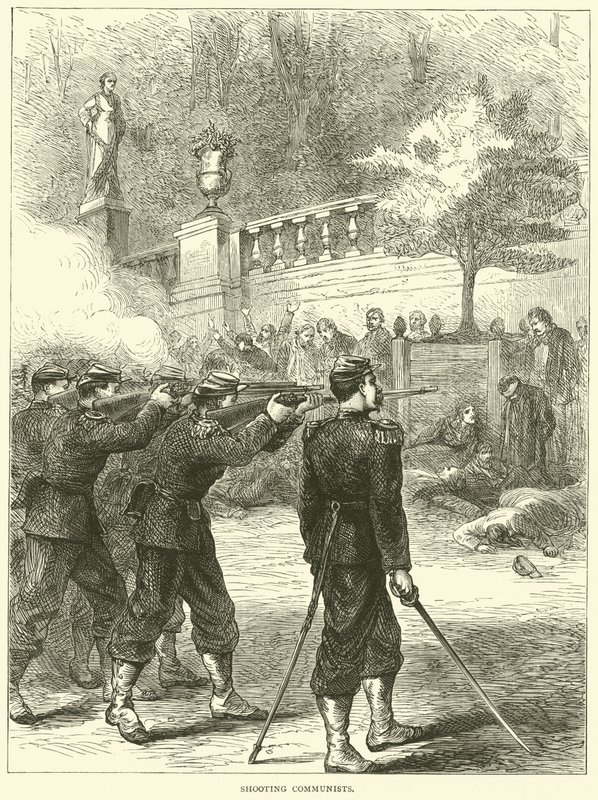 Kommunistien ampuminen, 1871 tekijältä English School