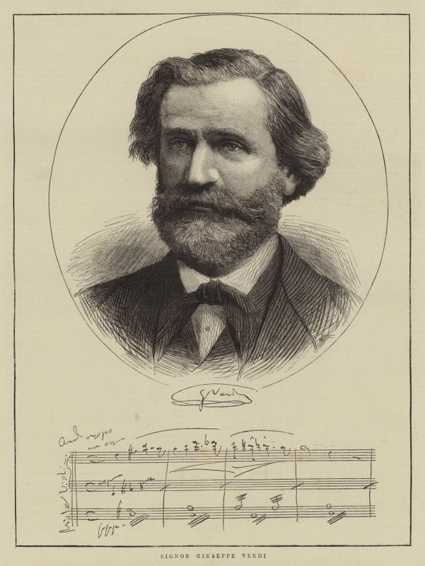Signor Giuseppe Verdi (kaiverrus) tekijältä English School