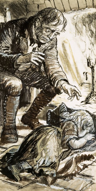 Silas Marner ja Eppie tekijältä English School