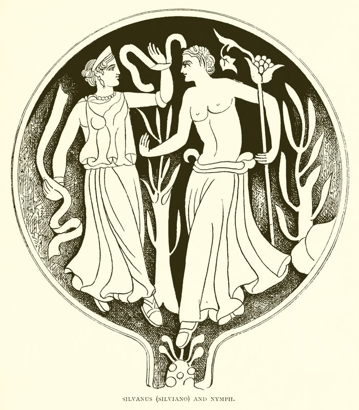 Silvanus (Silviano) ja Nymfi tekijältä English School
