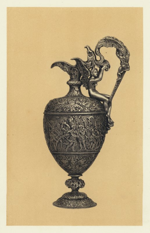 Silver Ewer, jonka Vechte teloitti Repoussessa herra Huntille ja Roskellille tekijältä English School