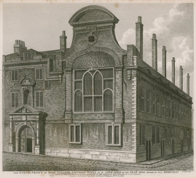 Sion College, Lontoo tekijältä English School