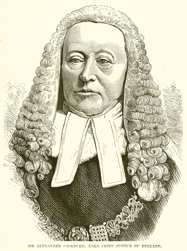 Sir Alexander Cockburn, Englannin ylituomari tekijältä English School