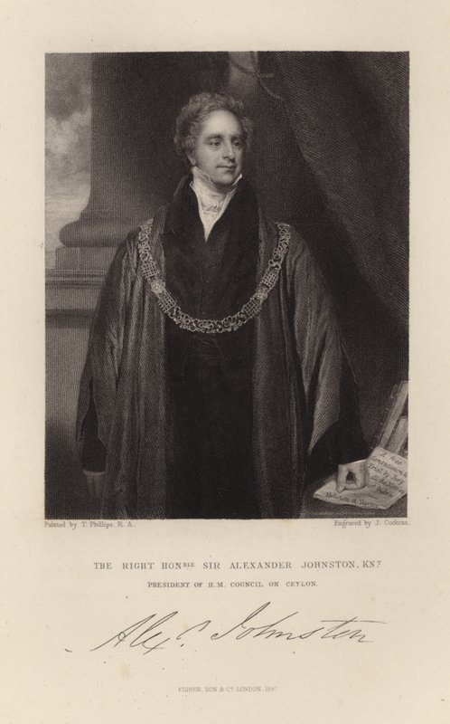 Sir Alexander Johnston tekijältä English School